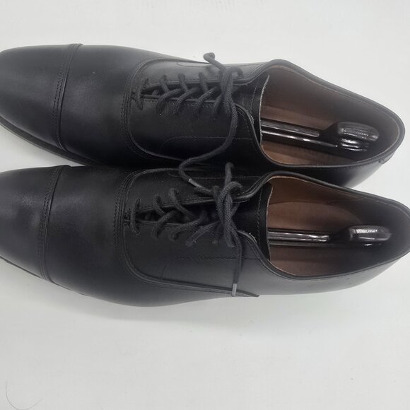 Allen Edmonds Park Avenue Cap-toe Oxford Dress Shoe Black Leather Mens Size 10.5 main image 9